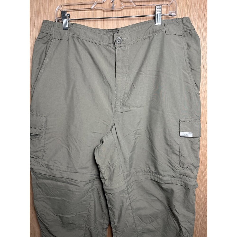 Columbia Pants Mens XL Oversized Titanium Packable Convertible Outdoor y2k - Picture 4 of 16